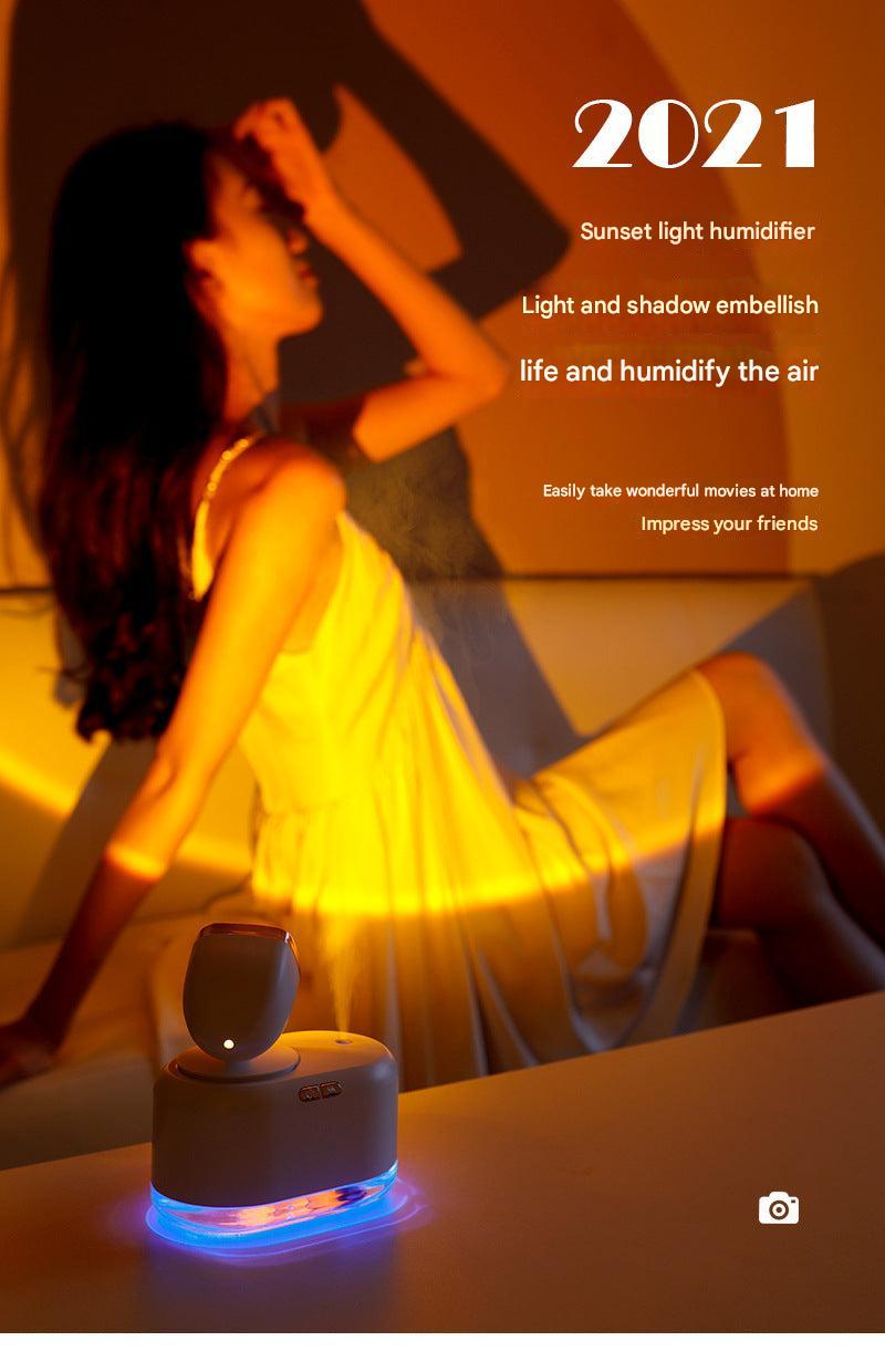 portable sunset humidifier for home