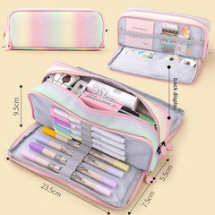 top view of student organiser box for school accessories