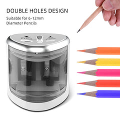 dual hole sharpener on desk