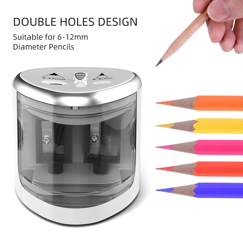 dual hole sharpener on desk