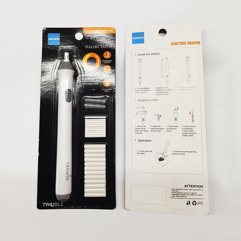 electric eraser with precise adjustments