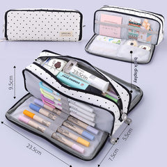 Angoo pencil case showcasing meteor pattern