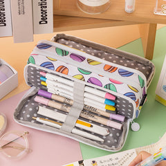 Angoo pencil case in fairy plaid pattern