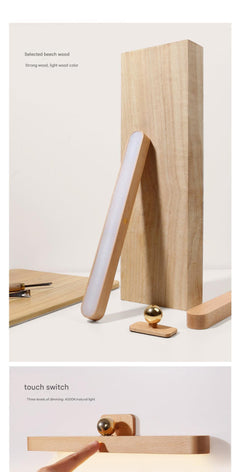 Image of modern wireless USB LED light bar on vanity
