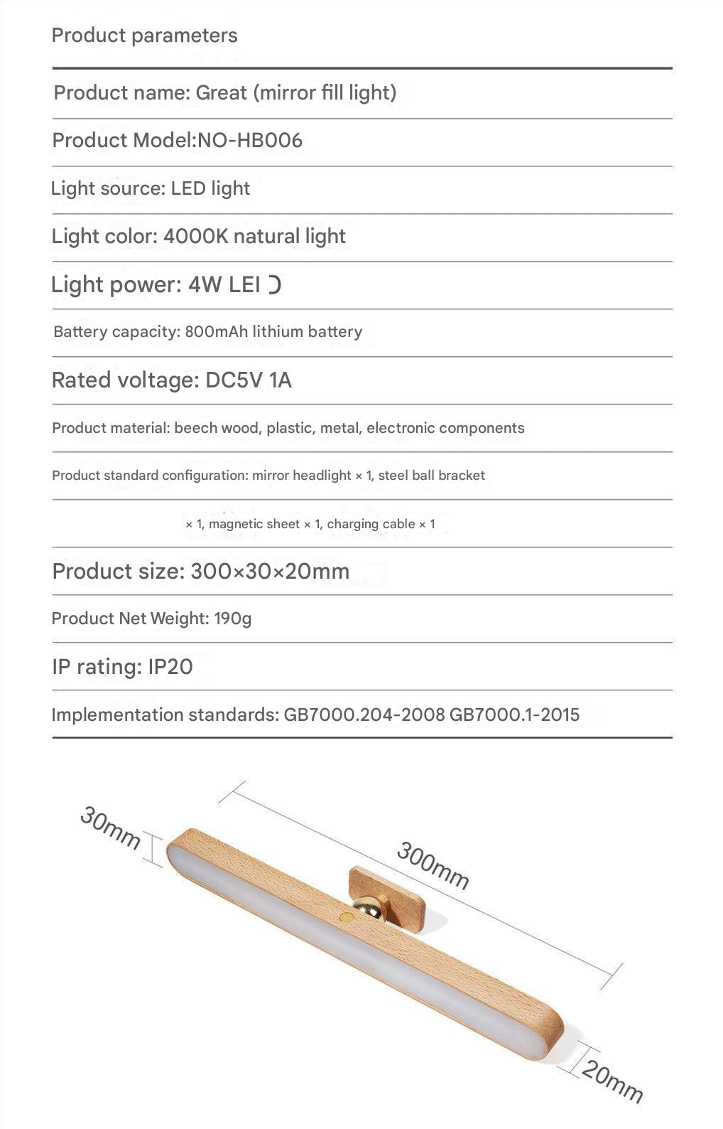 Portable battery-operated LED light bar