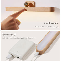 Portable battery-operated LED light bar