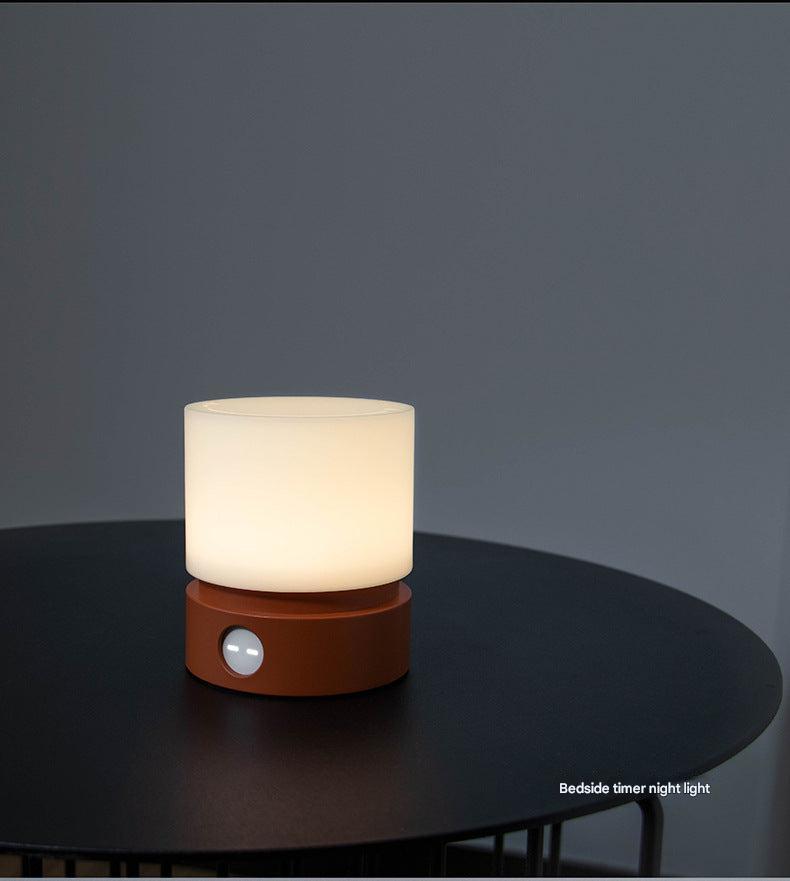 Close-up of portable LED lamp design