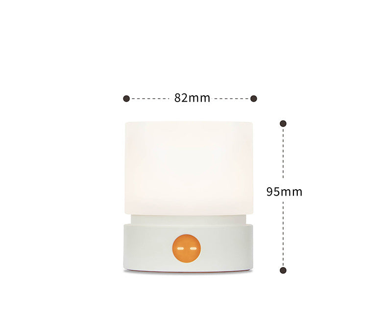Soft glowing atmosphere of LED night light