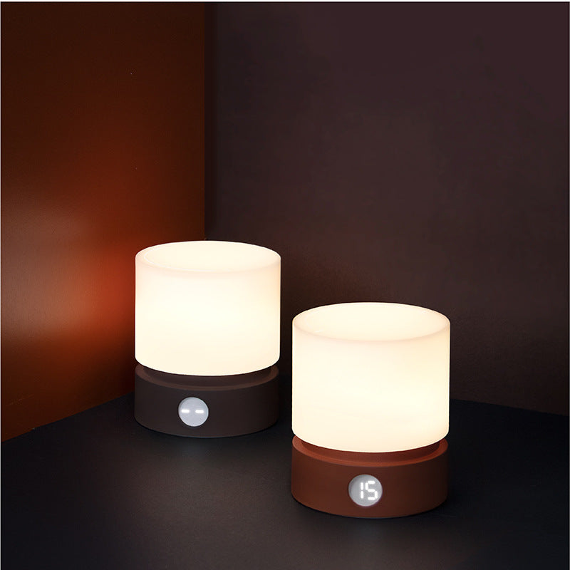 Close-up of portable LED lamp design