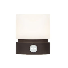 Minimalist aesthetic LED night lamp in use