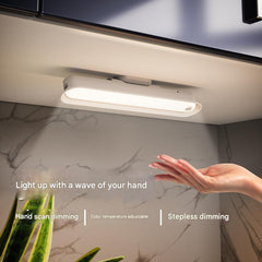 stylish USB LED night light at work desk