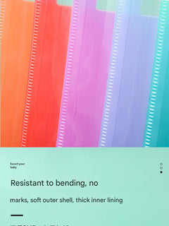 horizontal view of the accordion file organiser