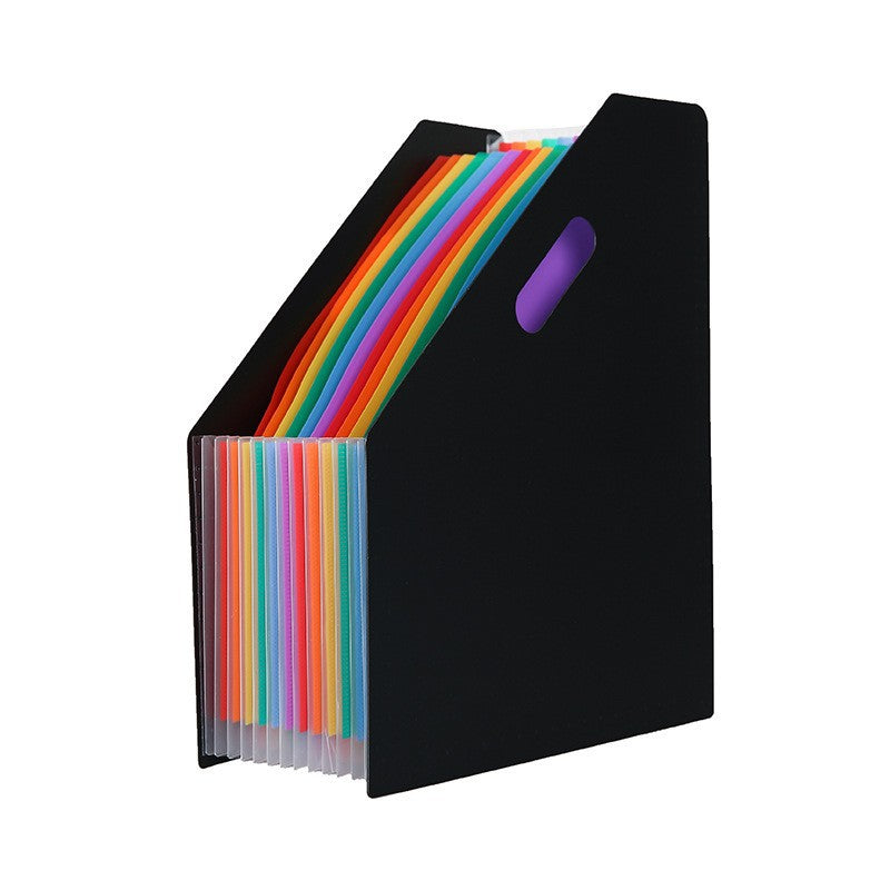 detailed view of file holder inner compartments