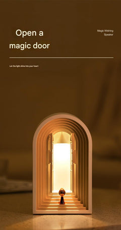 LED desk lamp with minimalist look