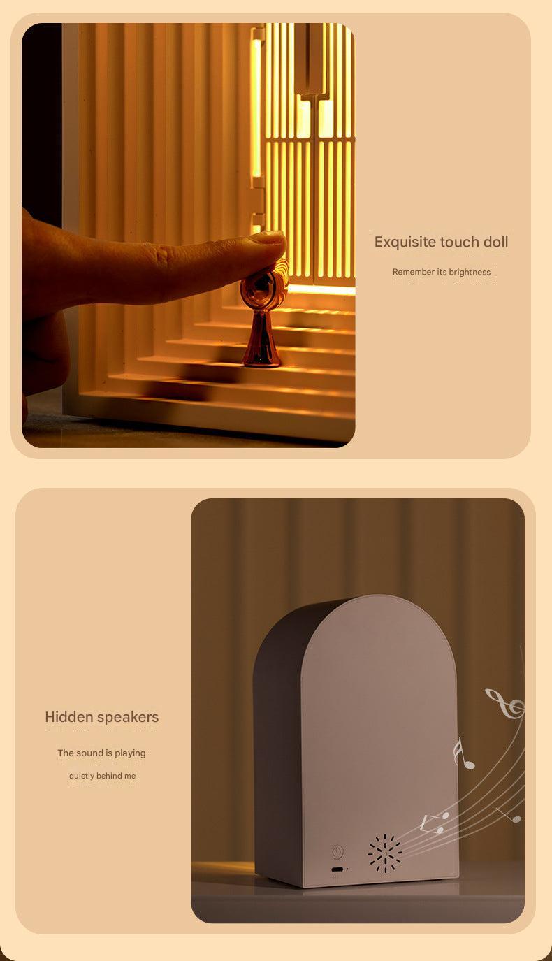 stylish touch control lamp in living room