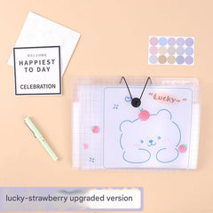 multi-layer accordion file organizer with contents