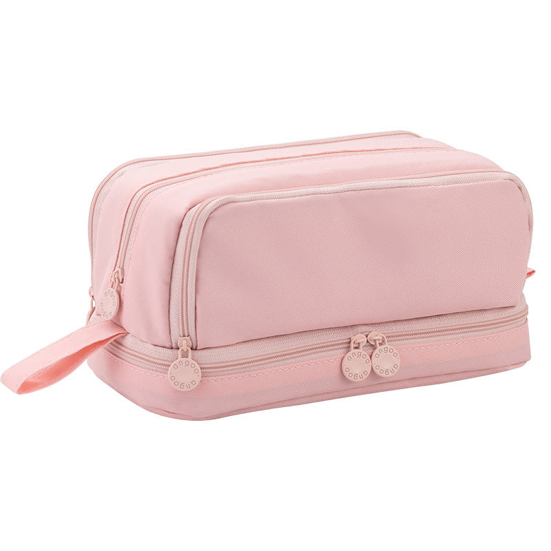 Durable black pencil box with elegant design