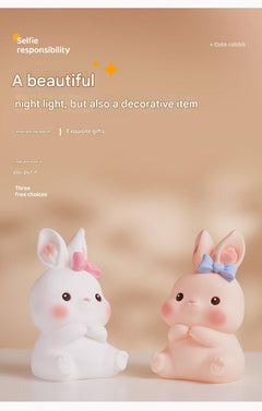 Cute Bunny LED Night Light image 1