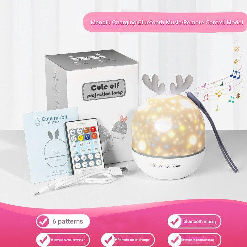 Bunny star night light projecting stars