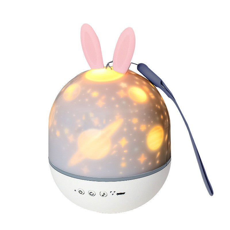 Bunny star projector with multiple light slides