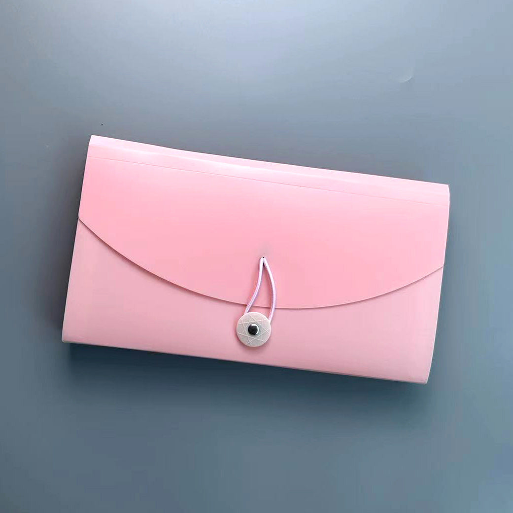 Compact file folder for receipts and small documents