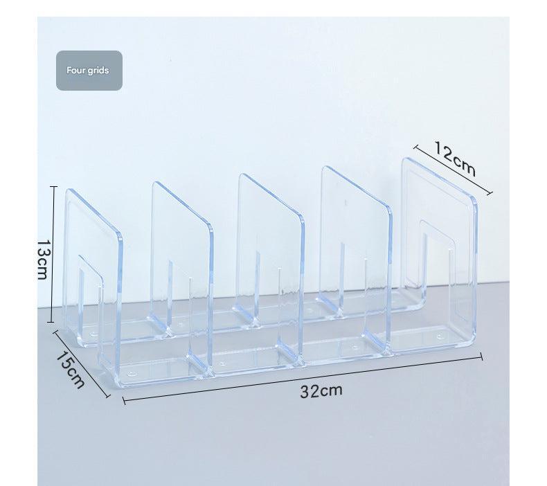 overview of a versatile clear book stand in use