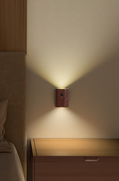 Lifestyle image of night light in bedroom