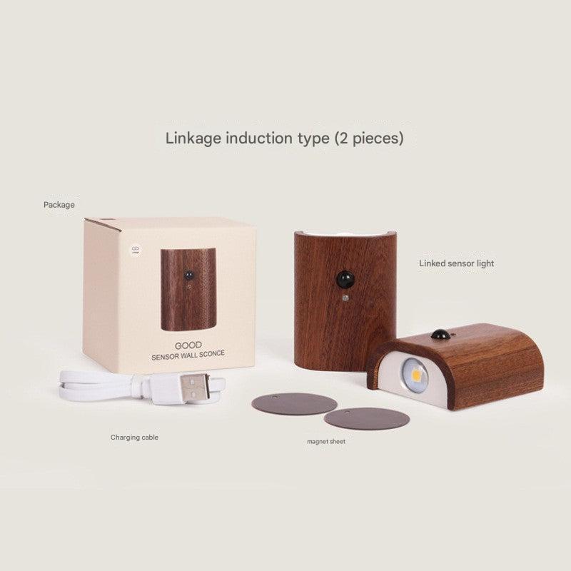 Compact design of the wood grain sensor light