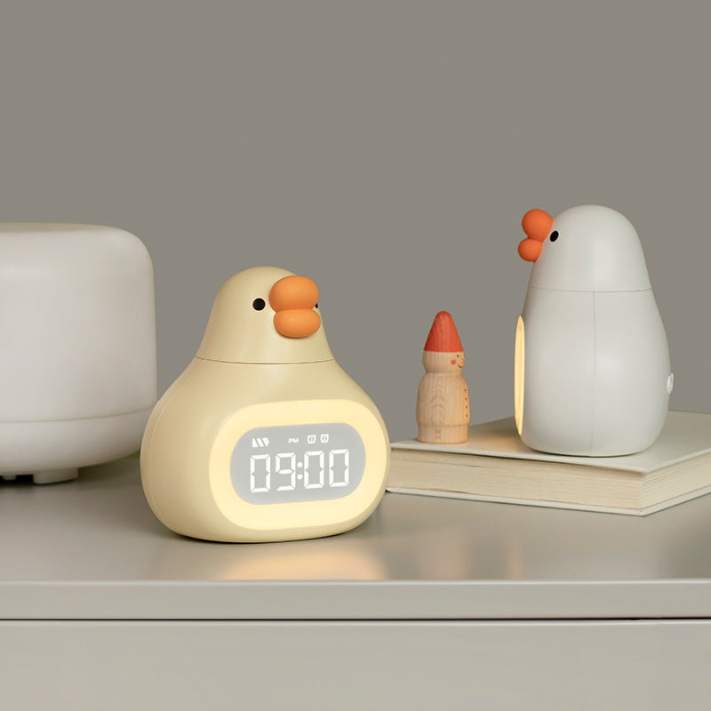 Cute cartoon style alarm clock for children