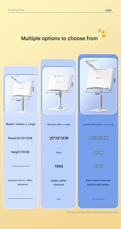 Adjustable multi-function reading stand for children image