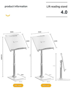 Aluminium alloy adjustable book holder
