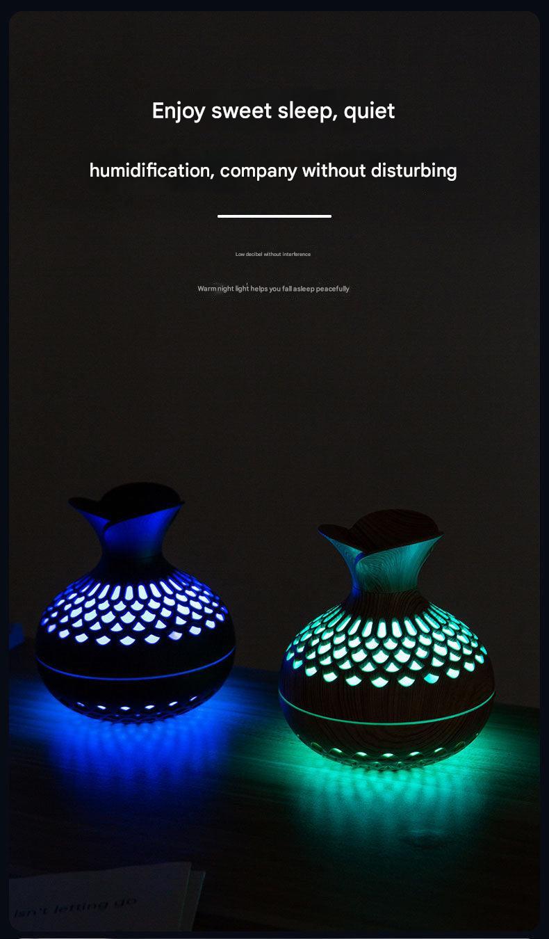 packaging of wood grain ultrasonic humidifier