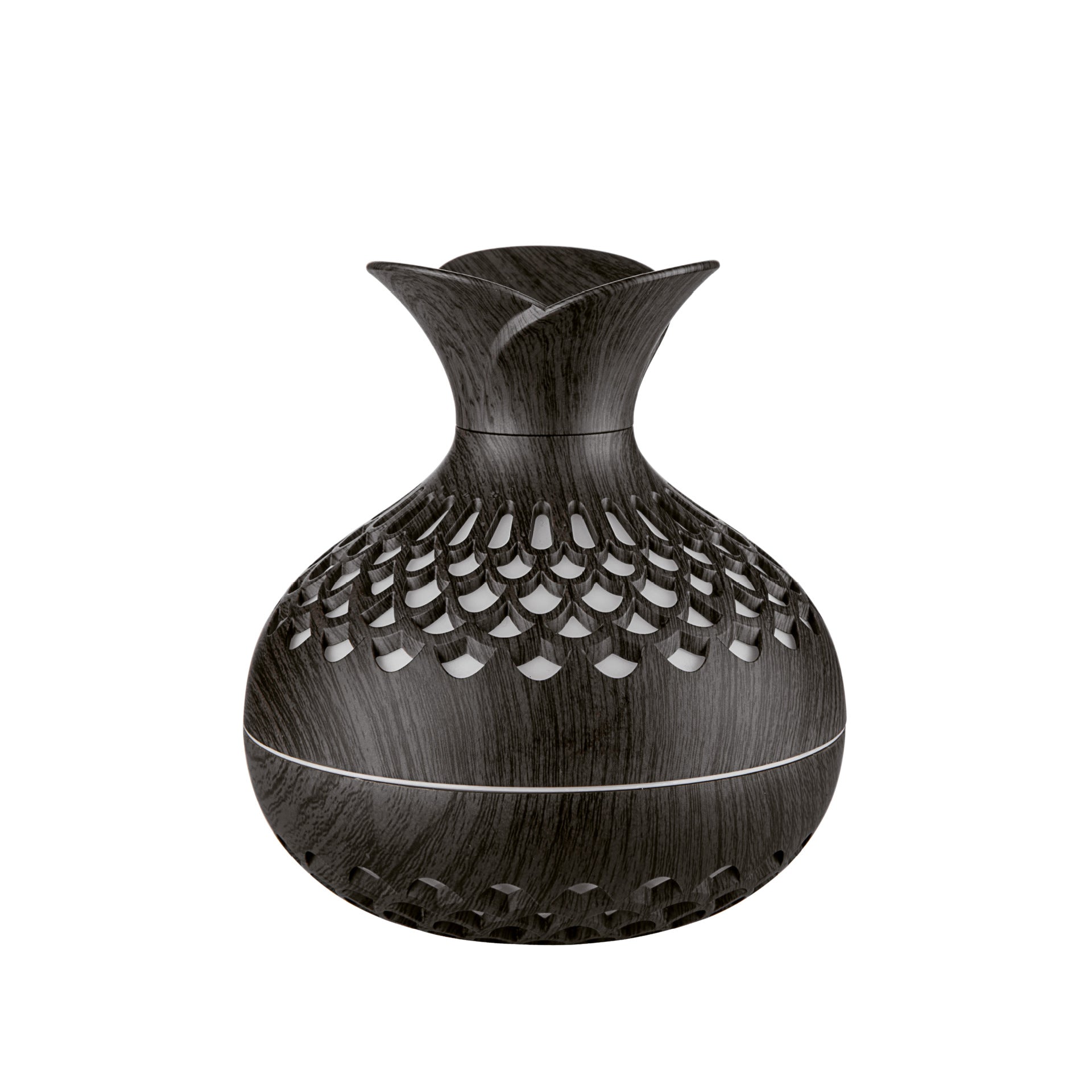 top view of wood grain humidifier