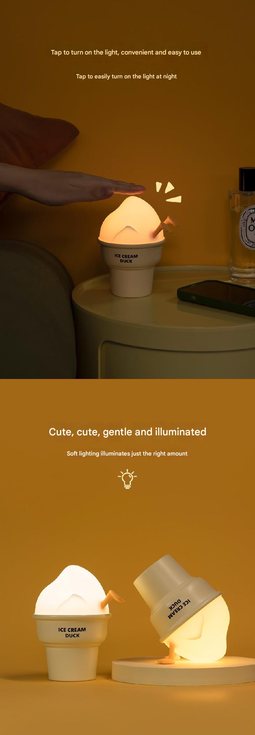 Energy-Efficient LED Ice Cream Lamp 9