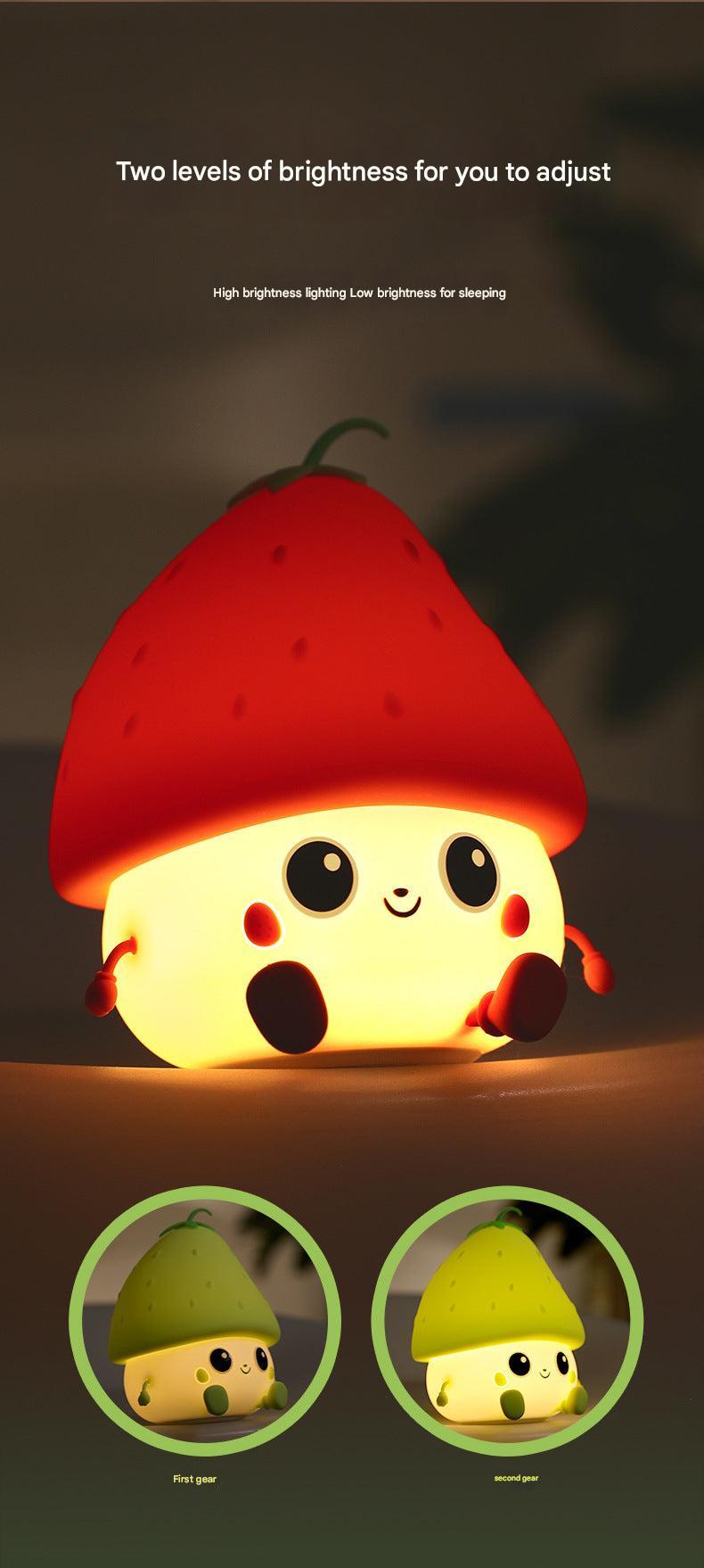 Different colour variations of silicone night light