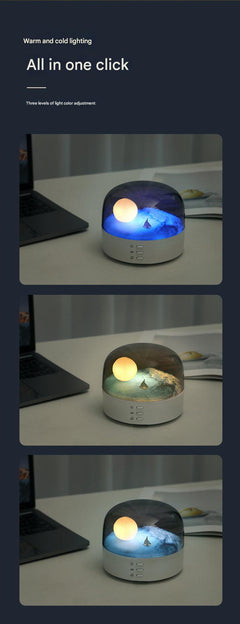 Top view of the multifunctional speaker lamp
