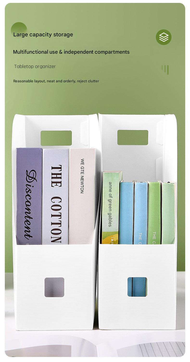 top view of compact desk organizer