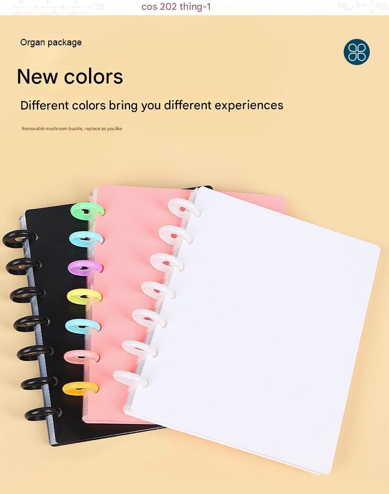 Pink A4 photo album with durable PP cover