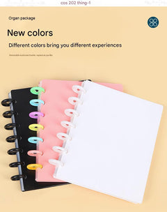 Pink A4 photo album with durable PP cover