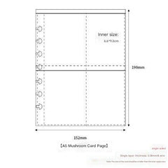 Pink A4 photo album with durable PP cover