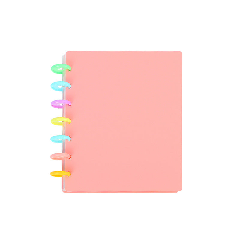 White A4 multi-pocket album showcasing organizational features