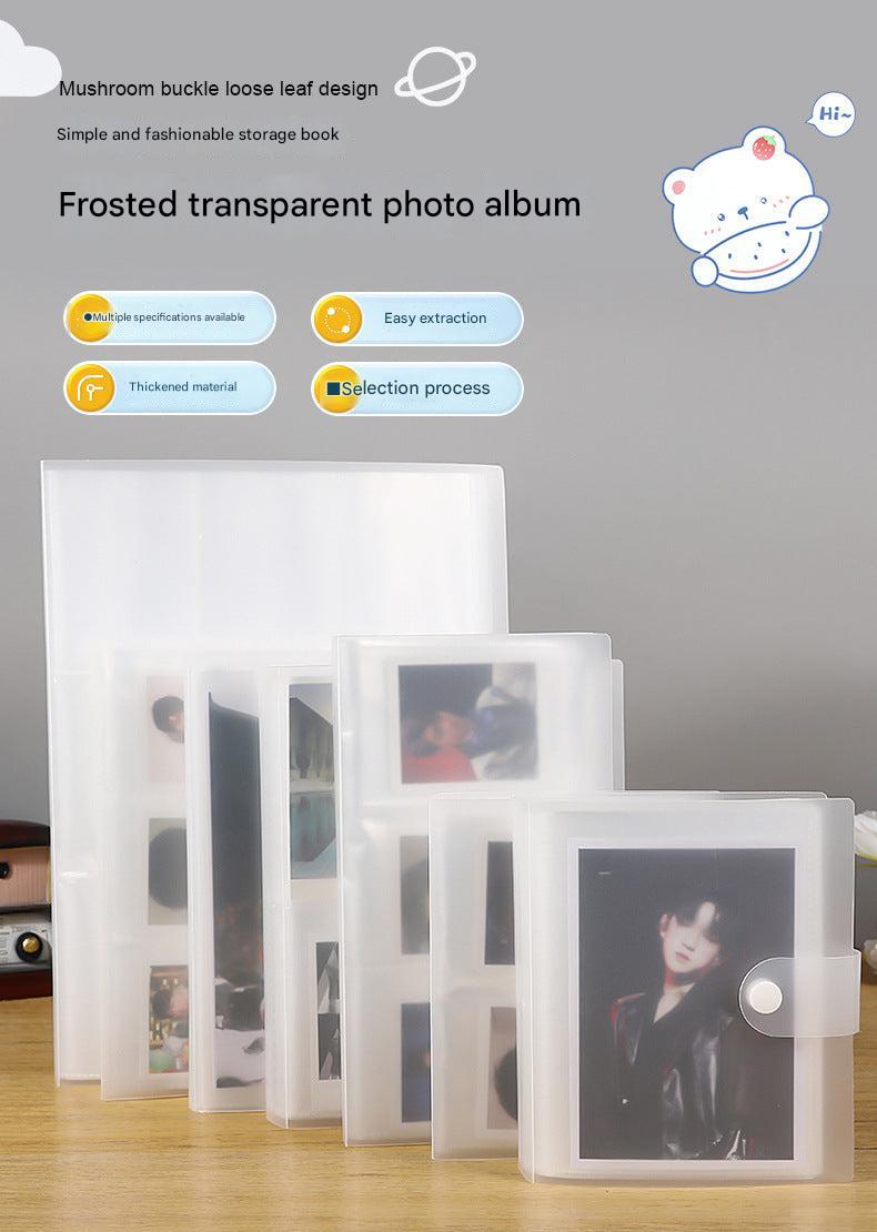 Close-up of photo card slots in the Photo Album