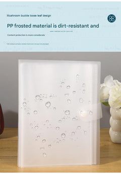 Album lying flat showing its lightweight design