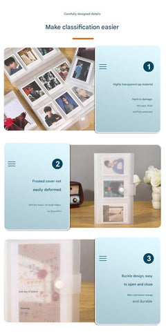 Compact Multi-Pocket Instant Photo Album front cover