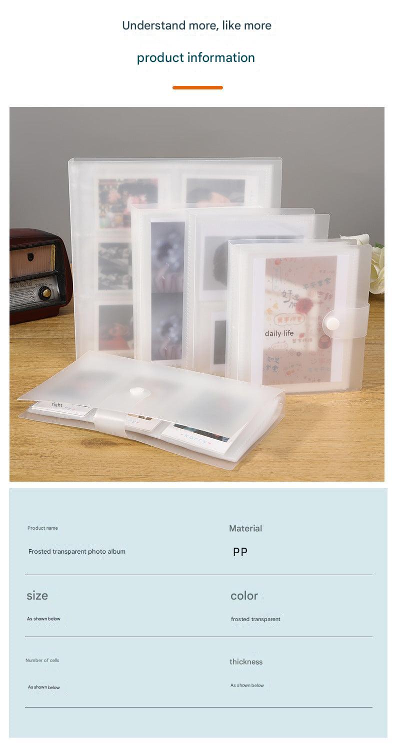 Open view of the Instant Photo Album showcasing pockets