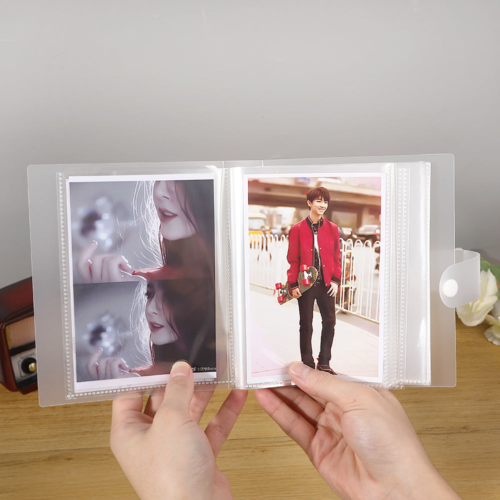Close-up of photo card slots in the Photo Album