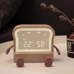 Display of the LED alarm clock's calendar feature