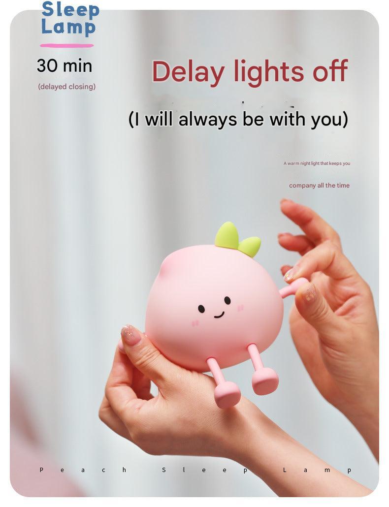 Dimensions of multi-colour silicone night light displayed