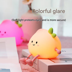 Portable silicone night light for travel