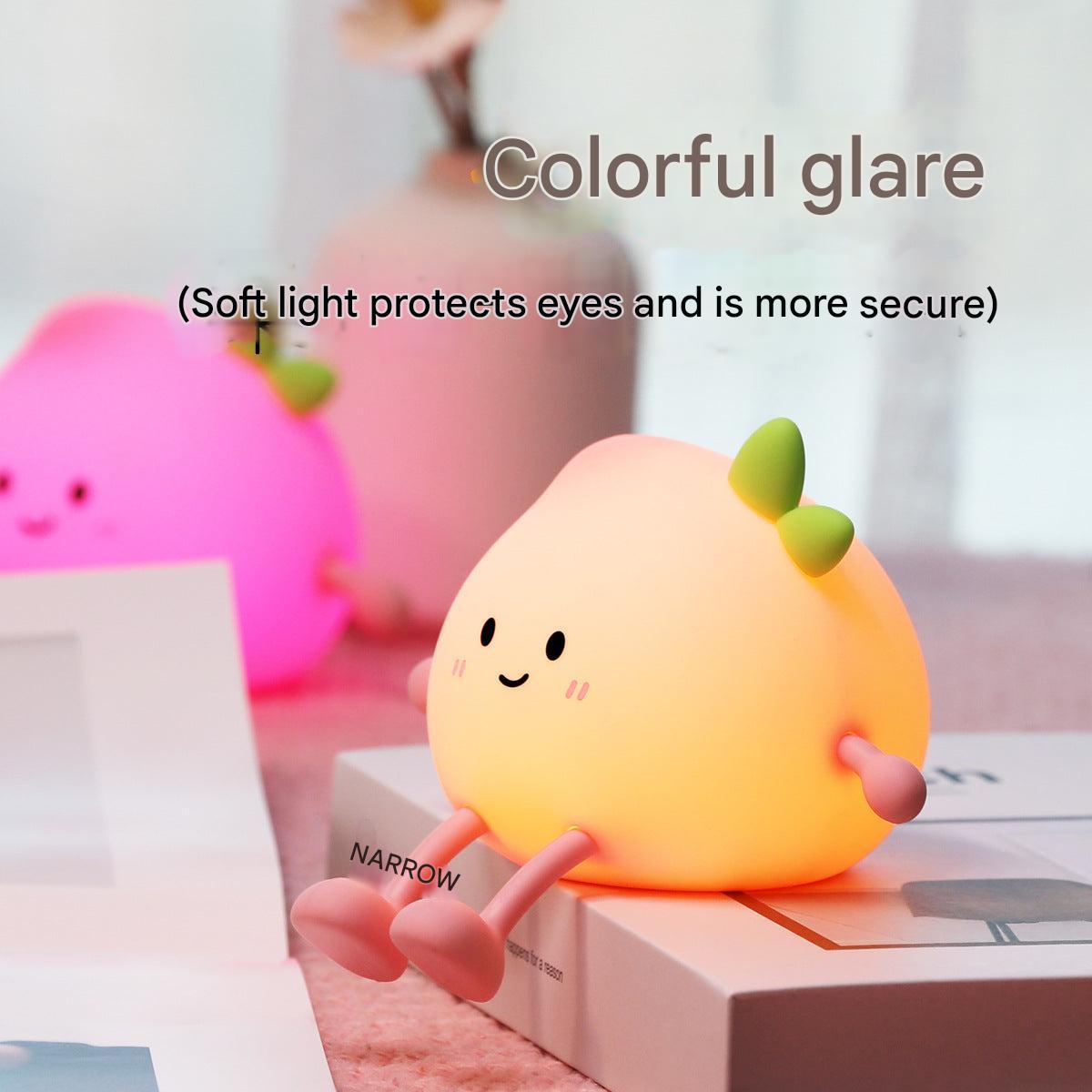 Portable silicone night light for travel